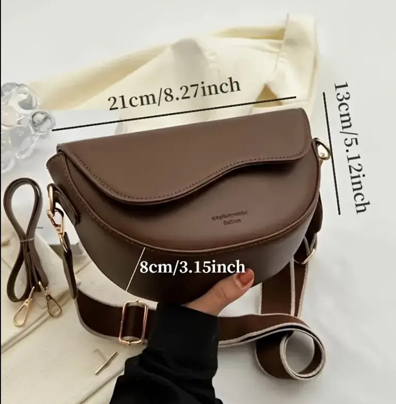 Mocha Curve Crossbody