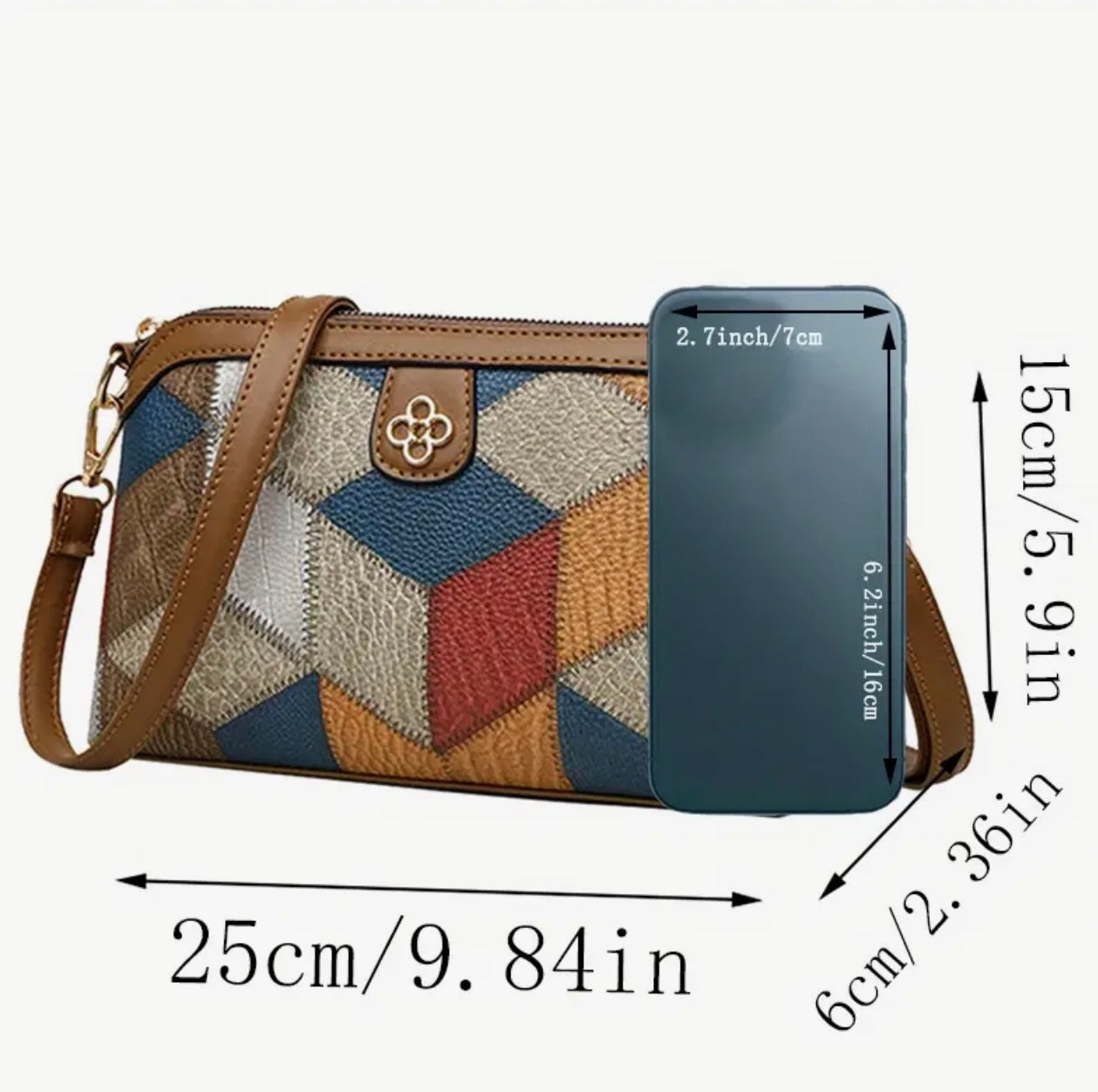 Mosaic Charm Bag