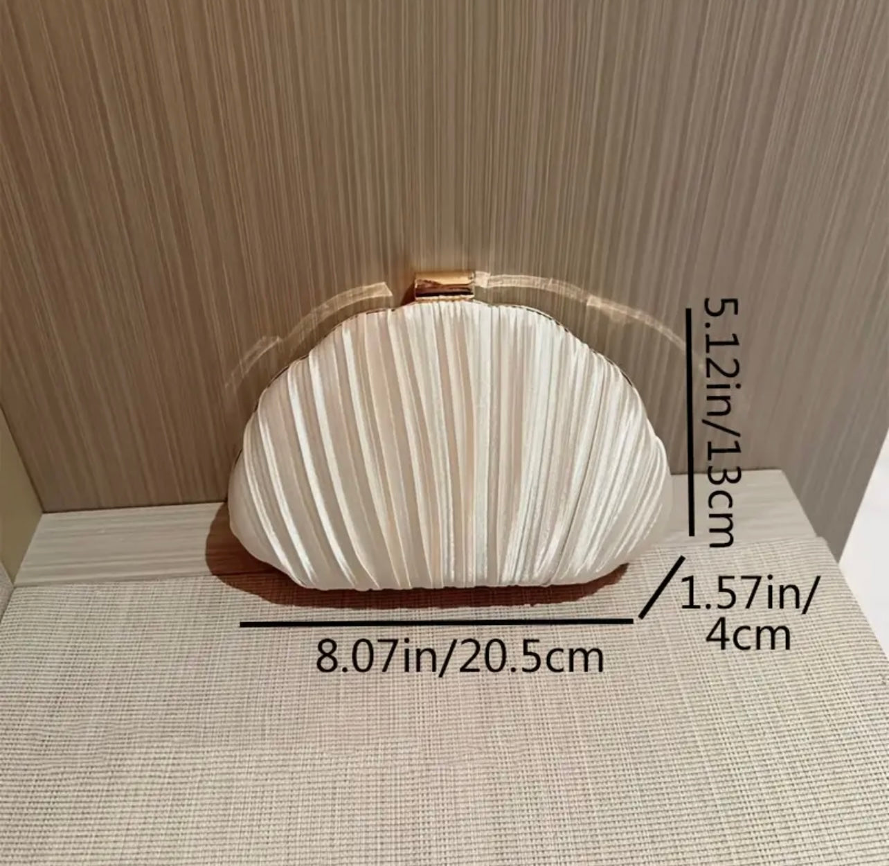 Celeste Shell Clutch